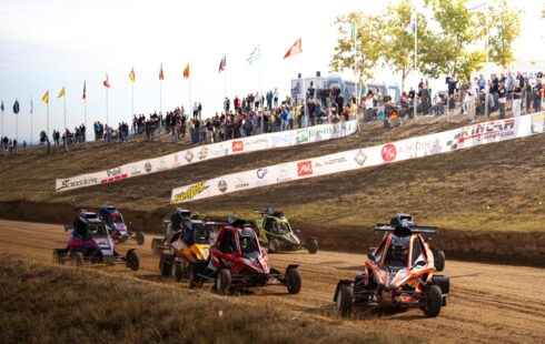 Èxit i emoció al Campionat d’Europa d’Autocròs a Mollerussa